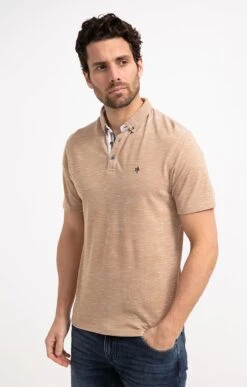 Polo Manches Courtes Slub Pique