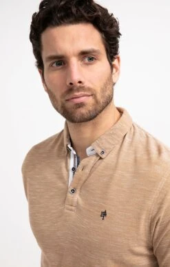 Polo Manches Courtes Slub Pique -Élégance Thiery Promos Boutique k polo manches courtes slub pique at company HAVANE o 47