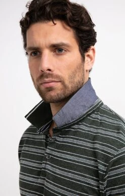 Polo Manches Courtes Terry -Élégance Thiery Promos Boutique k polo manches courtes terry at company KAKI d1 12