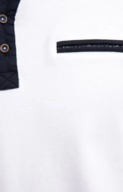 Polo Manches Longues Romantic -Élégance Thiery Promos Boutique k polo manches longues vp romantic at company BLANC d1 48