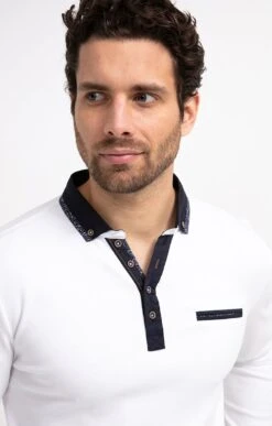 Polo Manches Longues Romantic -Élégance Thiery Promos Boutique k polo manches longues vp romantic at company BLANC o 48