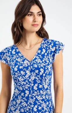 Robe 8 Robe -Élégance Thiery Promos Boutique k robe affinites BLEU DUR d1 46