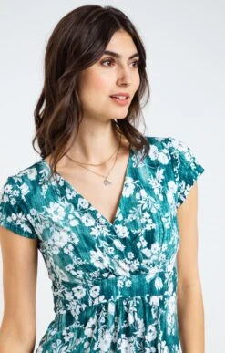 Robe En Maille Imprimée -Élégance Thiery Promos Boutique k robe en maille imprimee armand thiery femme AUTRE VERT d1 244