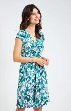 Robe En Maille Imprimée -Élégance Thiery Promos Boutique k robe en maille imprimee armand thiery femme AUTRE VERT o 244