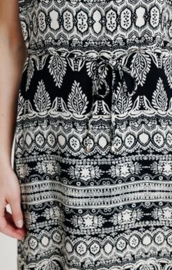 Robe En Viscose -Élégance Thiery Promos Boutique k robe en viscose affinites NOIR d2 14