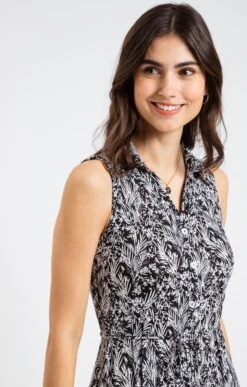 Robe évasée En Maille -Élégance Thiery Promos Boutique k robe evasee en maille armand thiery femme NOIR d1 14