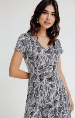 Robe Longue En Maille -Élégance Thiery Promos Boutique k robe longue en maille affinites NOIR d1 14