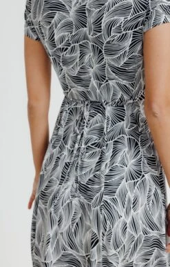 Robe Longue En Maille -Élégance Thiery Promos Boutique k robe longue en maille affinites NOIR d2 14