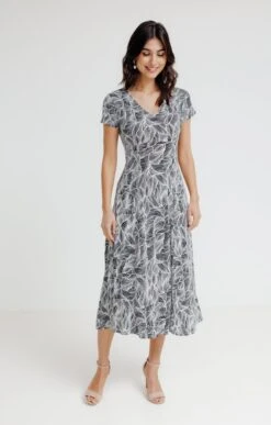 Robe Longue En Maille -Élégance Thiery Promos Boutique k robe longue en maille affinites NOIR o 14