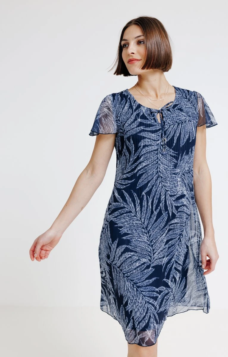 Robe Plissée Imprimée 1 Robe Plissée Imprimée