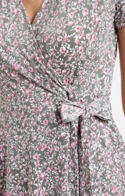 Robe Portefeuille En Maille -Élégance Thiery Promos Boutique k robe portefeuille en maille armand thiery femme TILLEUL d2 229