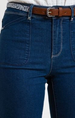 Short Avec Détail Poches Charpentier -Élégance Thiery Promos Boutique k short avec detail poches charpentier affinites BLEU d1 45