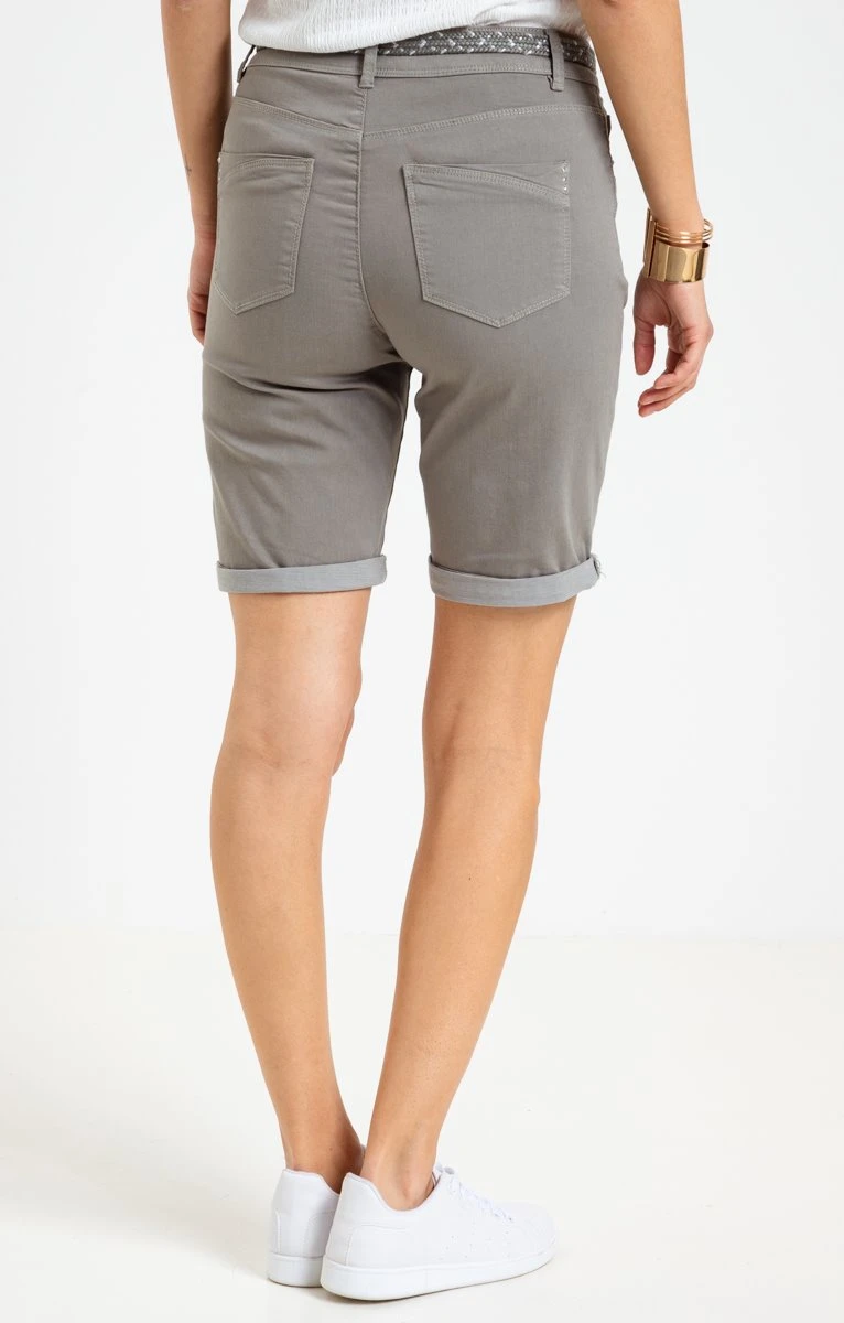 Short En Coton Avec Ceinture 2 Short En Coton Avec Ceinture – Image 2