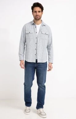 Surchemise Regular Faux-uni 9 Surchemise Regular Faux-uni -Élégance Thiery Promos Boutique k surchemise regular faux uni at company GRIS CLAIR d 53