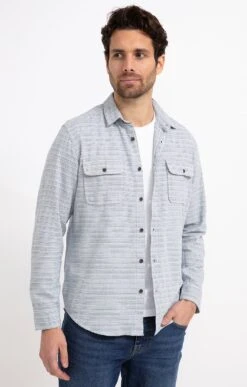 Surchemise Regular Faux-uni 10 Surchemise Regular Faux-uni -Élégance Thiery Promos Boutique k surchemise regular faux uni at company GRIS CLAIR d1 53