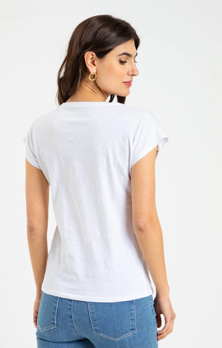 Tee-shirt Uni Plumetis 2 Tee-shirt Uni Plumetis – Image 2