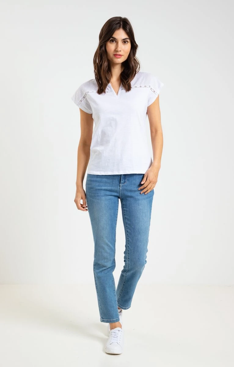 Tee-shirt Uni Plumetis 3 Tee-shirt Uni Plumetis – Image 3