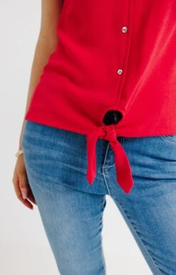 Tee-shirt Col V Avec Bas Noué 9 Tee-shirt Col V Avec Bas Noué -Élégance Thiery Promos Boutique k tee shirt col v avec bas noue affinites FUCHSIA d2 65