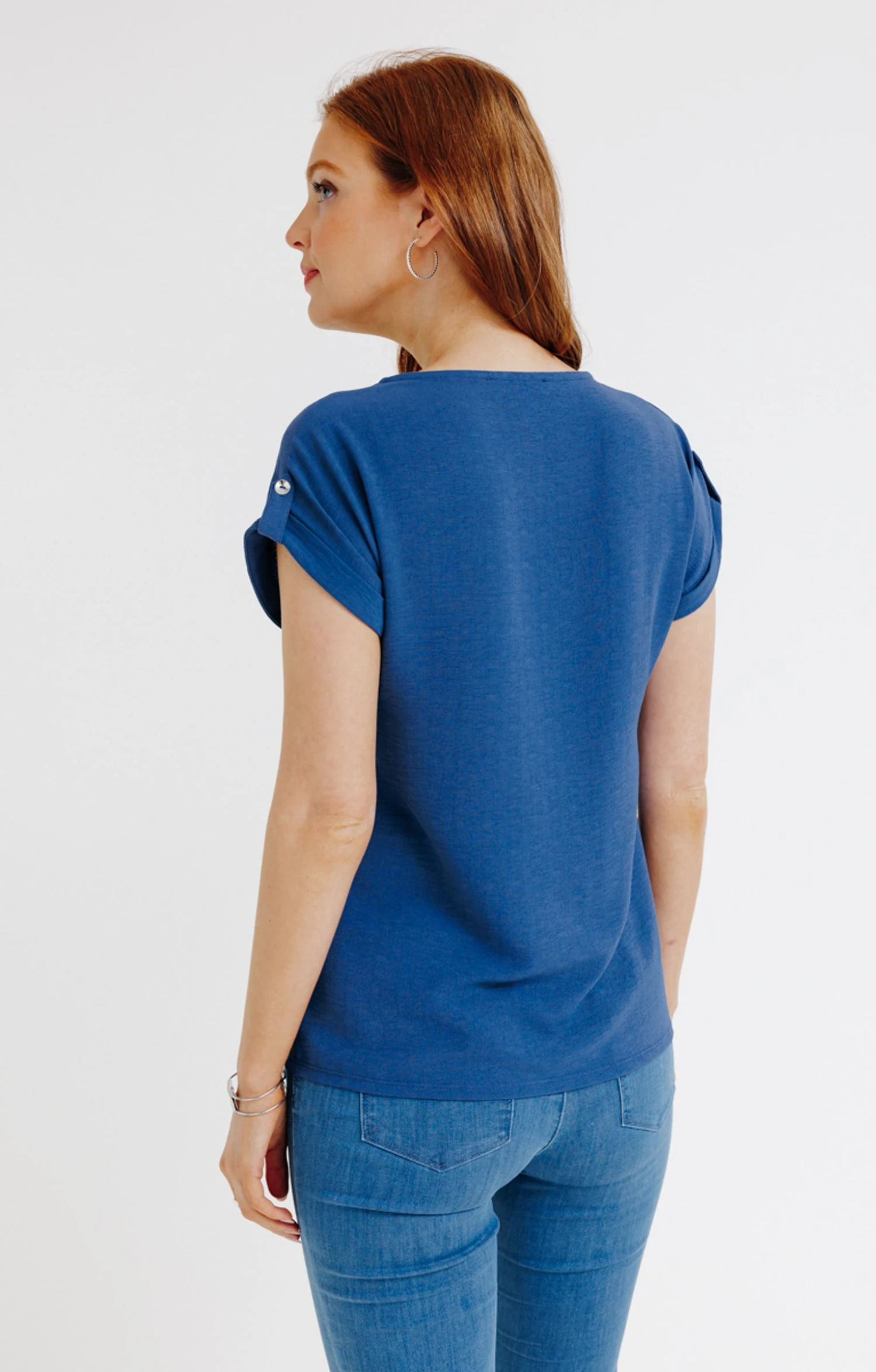 Tee-shirt Fausse Patte De Boutonnage 2 Tee-shirt Fausse Patte De Boutonnage – Image 2