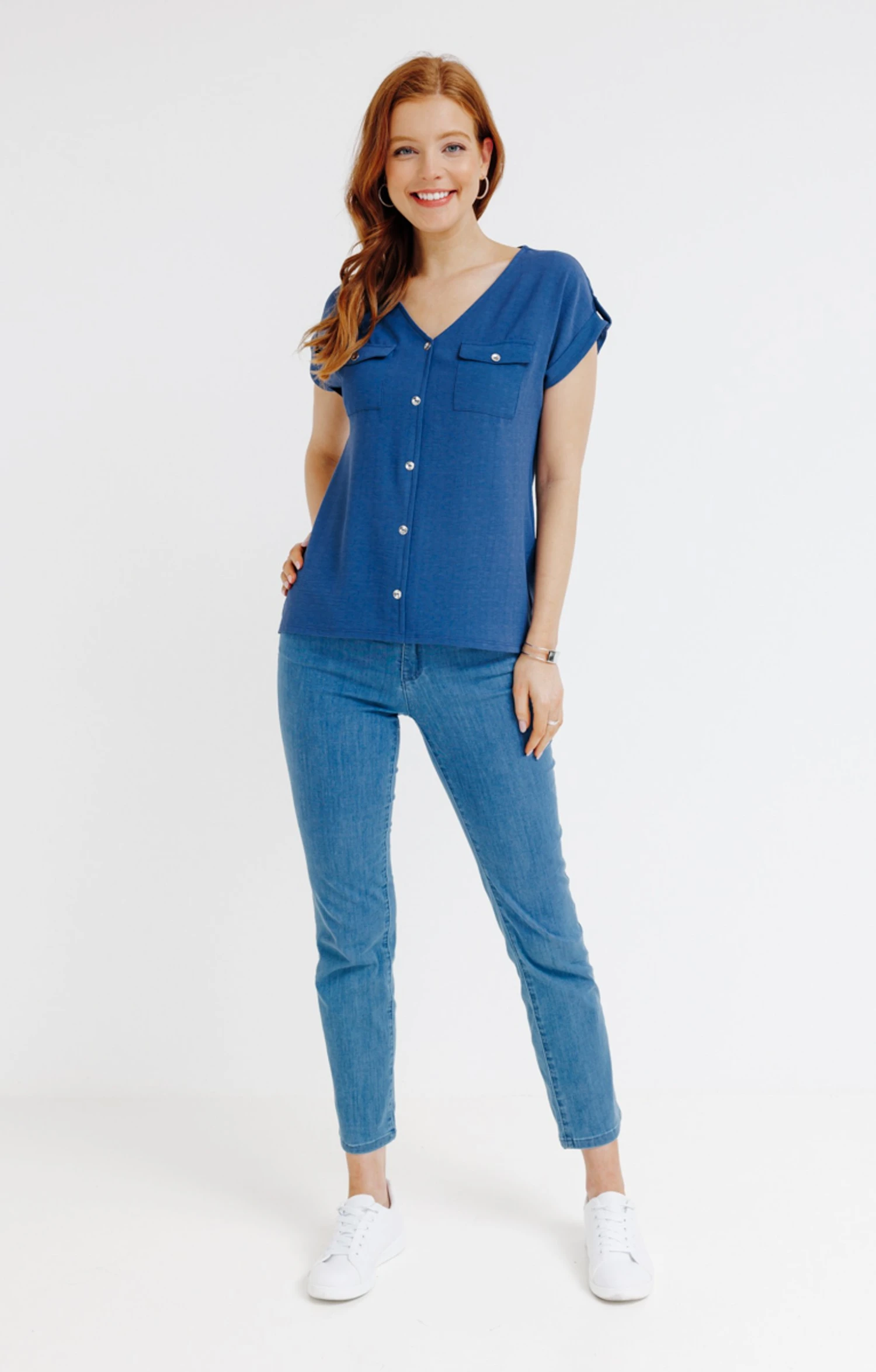 Tee-shirt Fausse Patte De Boutonnage 3 Tee-shirt Fausse Patte De Boutonnage – Image 3