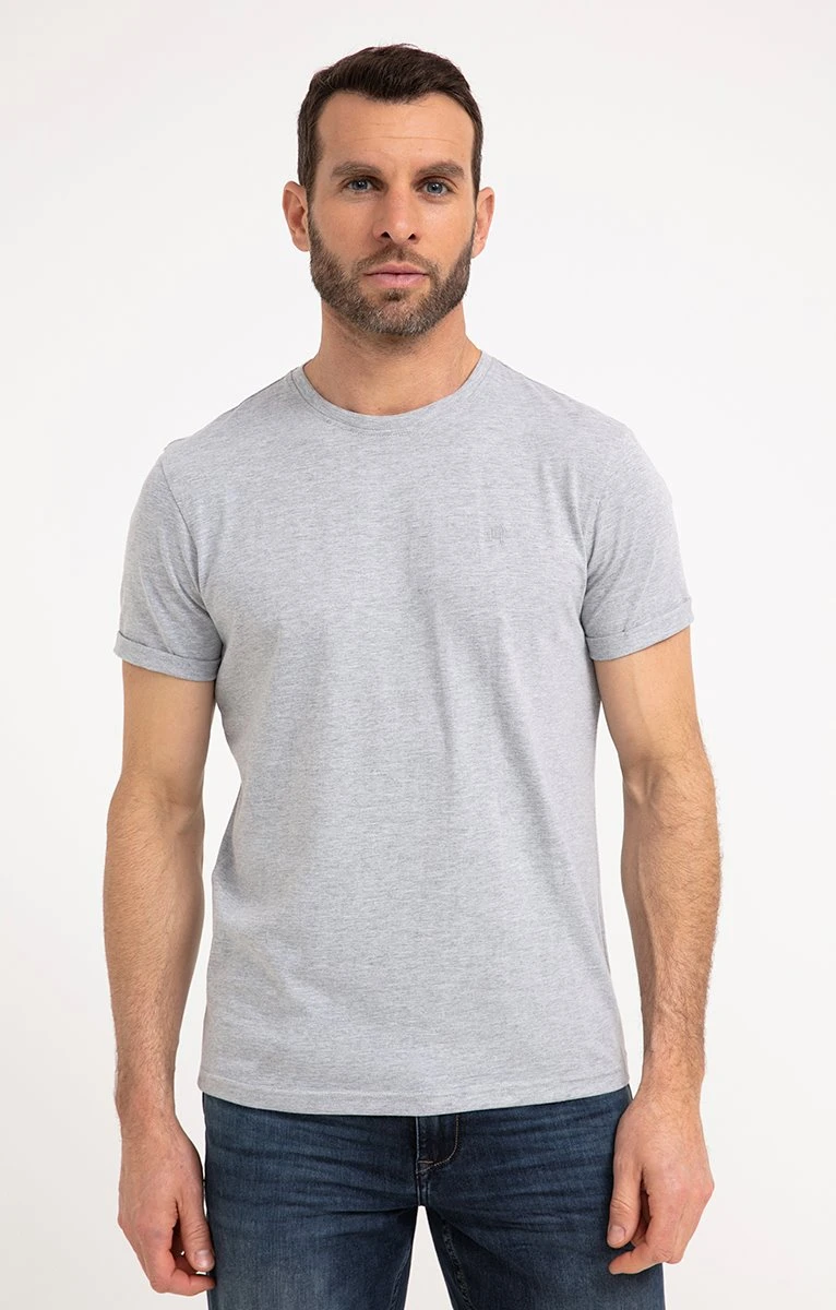 Tee-shirt Manches Courtes Basic Chine 1 Tee-shirt Manches Courtes Basic Chine