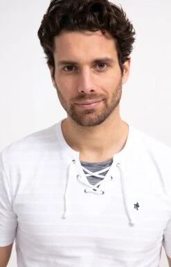 Tee-shirt Manches Courtes Cordage -Élégance Thiery Promos Boutique k tee shirt manches courtes cordage at company BLANC o 48