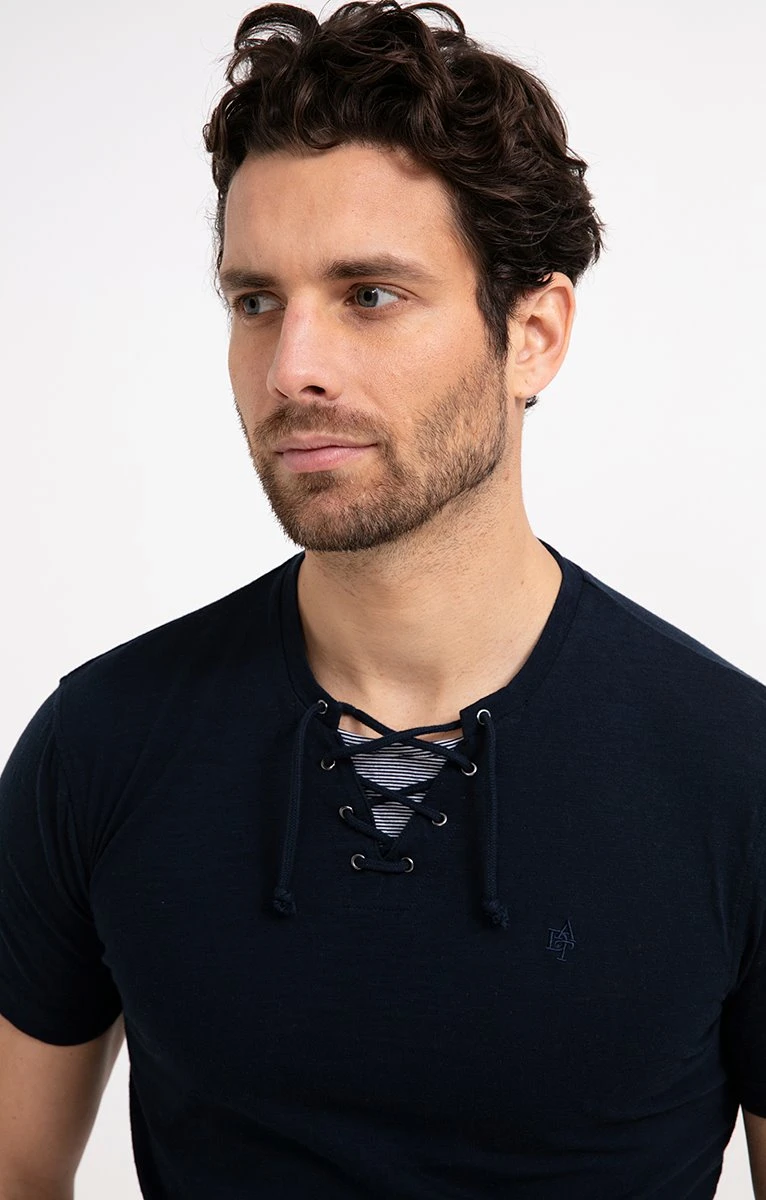Tee-shirt Manches Courtes Lacet 3 Tee-shirt Manches Courtes Lacet – Image 3