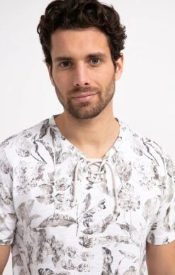 Tee-shirt Manches Courtes Savane -Élégance Thiery Promos Boutique k tee shirt manches courtes savane attitude BLANC o 48