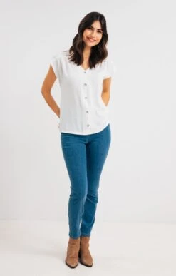 Tregging Jean Avec Détail Pont