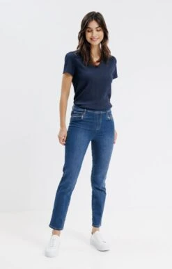 Tregging Stone Avec Détail Zip