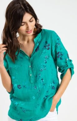 Tunique Imprimée 9 Tunique Imprimée -Élégance Thiery Promos Boutique k tunique imprimee affinites AUTRE VERT d1 241