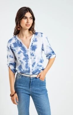 Tunique Imprimée Tie And Dye