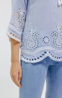 Tunique Rayée -Élégance Thiery Promos Boutique k tunique rayee affinites ECRU d2 68