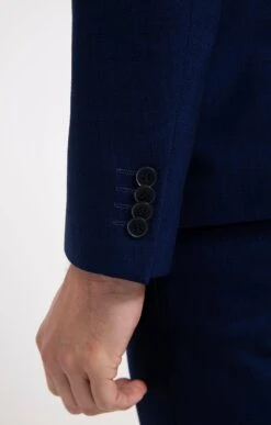 Veste De Costume ELETTRICO 11 Veste De Costume ELETTRICO -Élégance Thiery Promos Boutique k veste de costume ajustee a elettrico per l uomo BLEU DUR d2 46