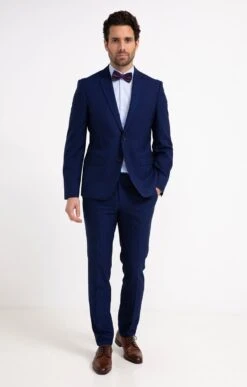 Veste De Costume ELETTRICO 8 Veste De Costume ELETTRICO -Élégance Thiery Promos Boutique k veste de costume ajustee a elettrico per l uomo BLEU DUR o 46