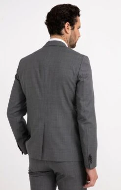 Élégance Thiery Promos Boutique -Élégance Thiery Promos Boutique k veste de costume ajustee a lussogri per l uomo GRIS MOYEN back 10