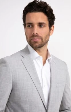 Veste De Costume CHIARO 9 Veste De Costume CHIARO -Élégance Thiery Promos Boutique k veste de costume ajustee per l uomo GRIS CLAIR d 53