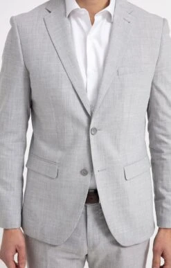 Veste De Costume CHIARO 10 Veste De Costume CHIARO -Élégance Thiery Promos Boutique k veste de costume ajustee per l uomo GRIS CLAIR d1 53