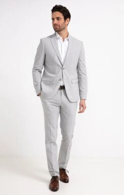 Veste De Costume CHIARO 8 Veste De Costume CHIARO -Élégance Thiery Promos Boutique k veste de costume ajustee per l uomo GRIS CLAIR o 53