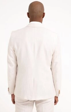 Élégance Thiery Promos Boutique -Élégance Thiery Promos Boutique k veste de costume crema per l uomo ECRU back 68